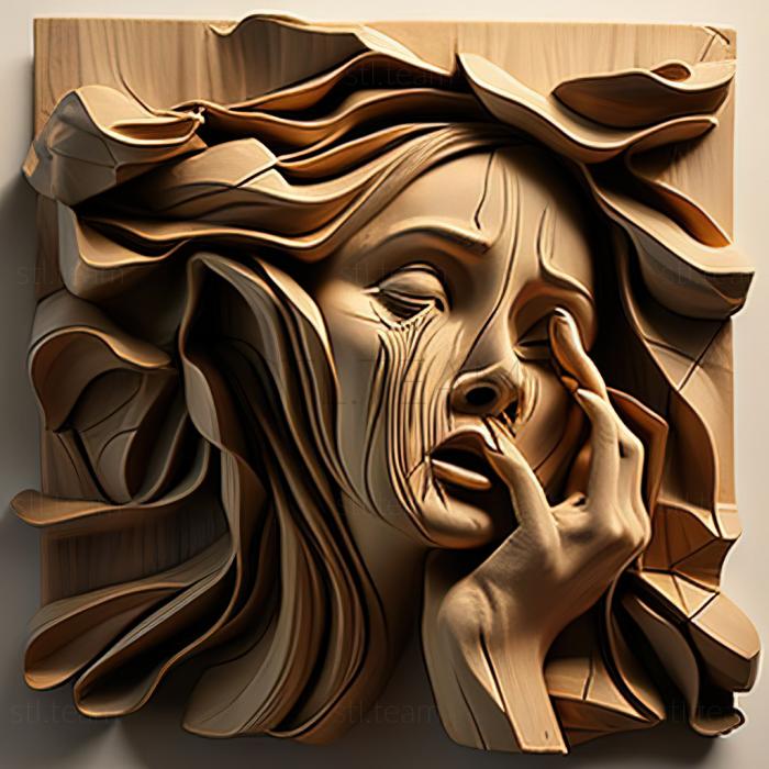 3D модель Маргарита Стубер Пирсон, американская художница. (STL)